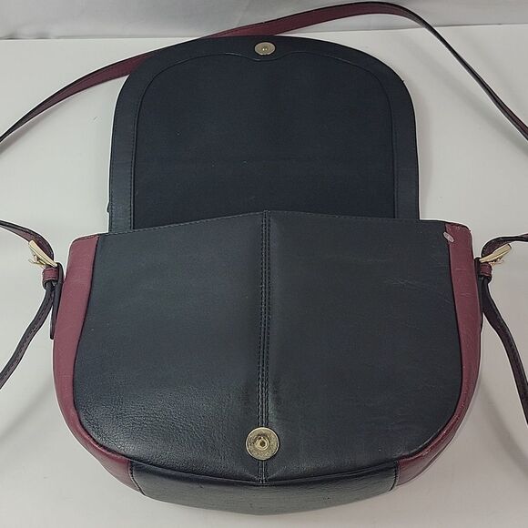 Halogen Leather Saddlebag Women's Handbag - Picture 8 of 16